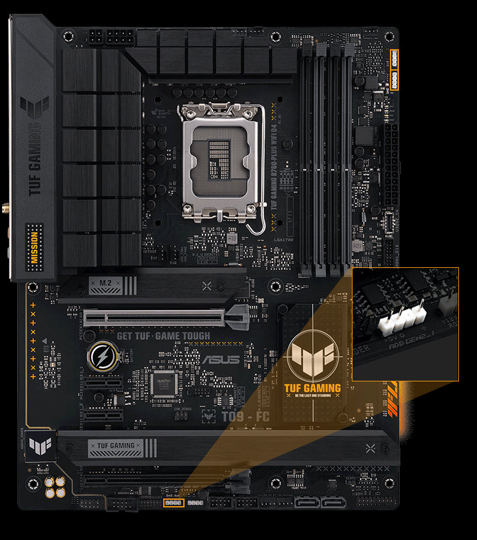 TUF GAMING B760-PLUS WIFI D4｜マザーボード｜ASUS 日本