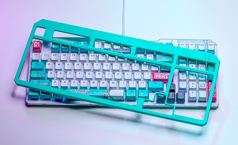 ASUS TUF Gaming K3 Gen II Hatsune Miku Edition｜Keyboards｜ASUS USA