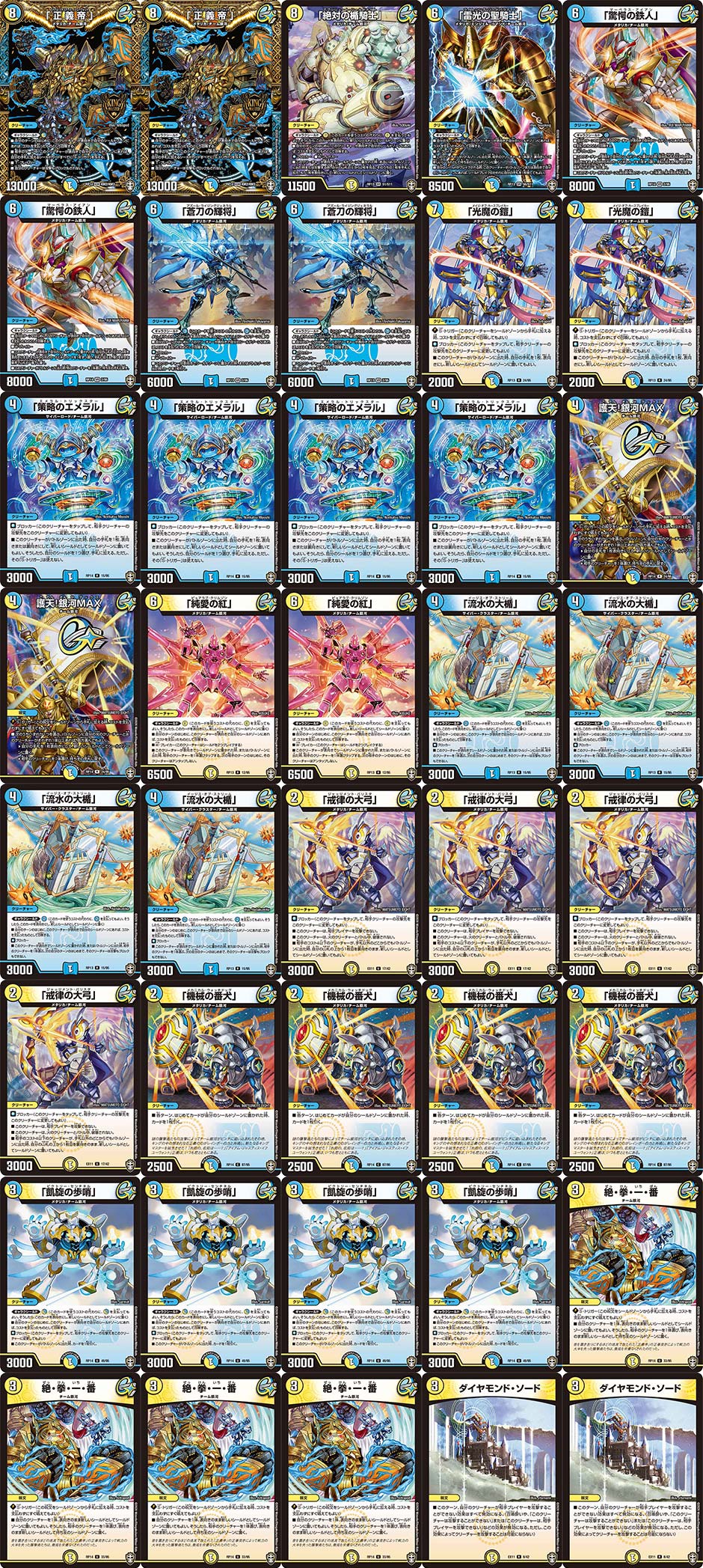 デュエルマスターズ トリーヴァ創世正義帝デッキ ほぼ） #毎日