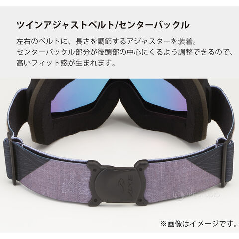dショッピング |スノーゴーグル ダブルレンズ フレームレス AX290-WMD