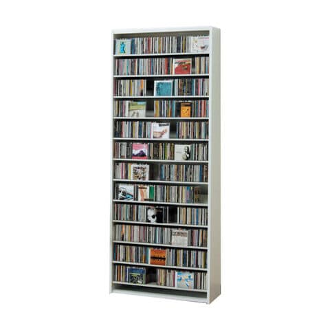 dショッピング |cdラック cd 収納 スリム 大容量 おしゃれ オークス CD