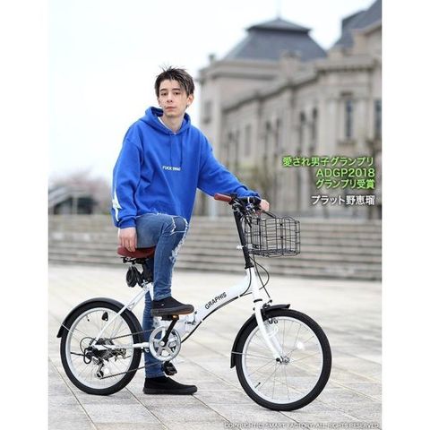 dショッピング |折りたたみ自転車 20インチ シマノ 6段変速 鍵 ライト