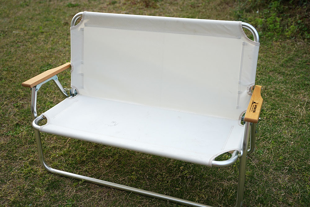 キャプテンスタッグの鹿ベンチの着せ替えカバー（オレンジ）＆チャムス