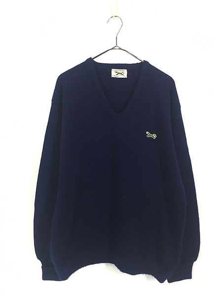 古着 80s JC Penney The Fox Sweater キツネ ワッペン アクリル ニット