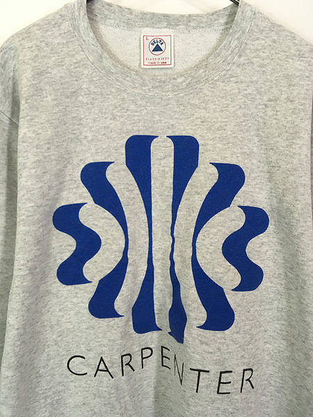 古着 90s USA製 CARPENTER 企業 ロゴ スウェット トレーナー L 古着