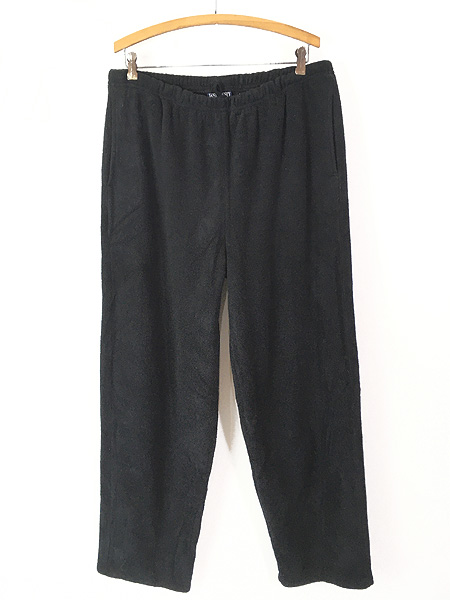 古着 90s USA製 LANDS' END 防寒 ボア フリース パンツ ポケット付