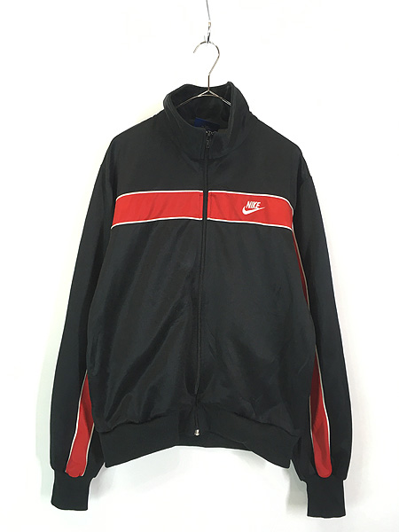 古着 80s NIKE 紺タグ ワンポイント 刺しゅう ハイネック バイカラー