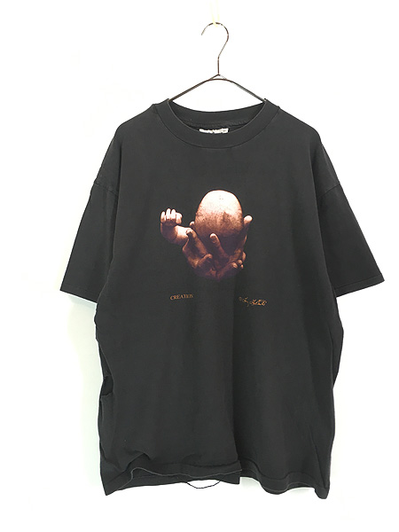 古着 90s USA製 Larry Labonte 「CREATION」 ベビー フォト アート