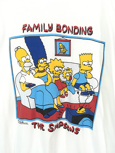 古着 80s USA製 The Simpsons シンプソンズ ファミリー Tシャツ XL