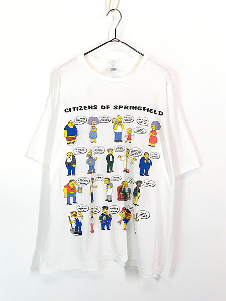 古着 00s The Simpsons シンプソンズ 「Citizens of Springfield