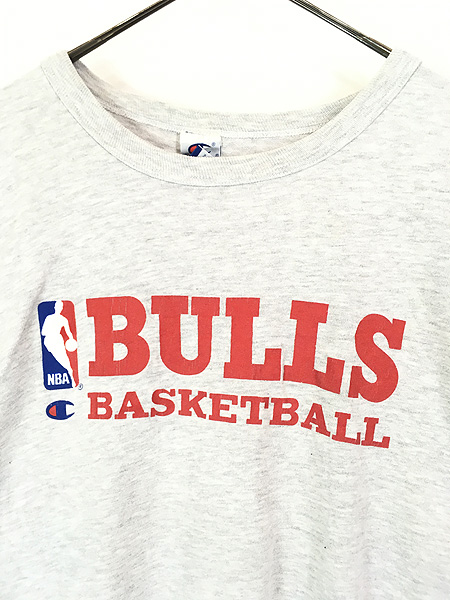 古着 90s USA製 Champion NBA Chicago BULLS ブルズ Tシャツ XXL 古着