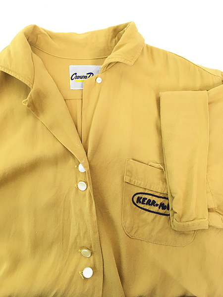 レディース 古着 60s Crown Prince 「KERR-McGEE」 チェーン 刺しゅう