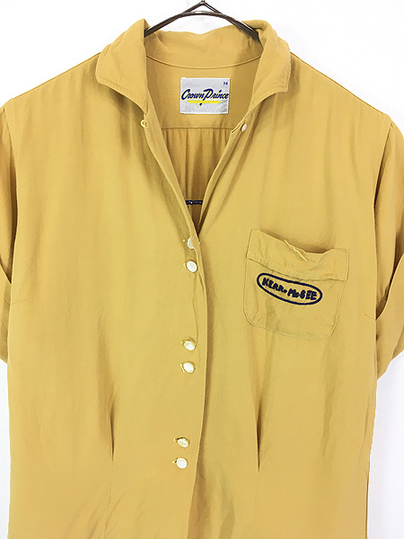 レディース 古着 60s Crown Prince 「KERR-McGEE」 チェーン 刺しゅう
