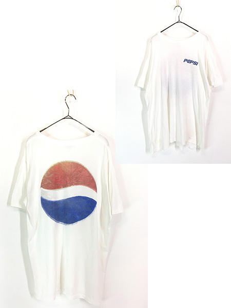 古着 90s USA製 PEPSI ペプシ コーラ 企業 Tシャツ XL位 古着① - 古着