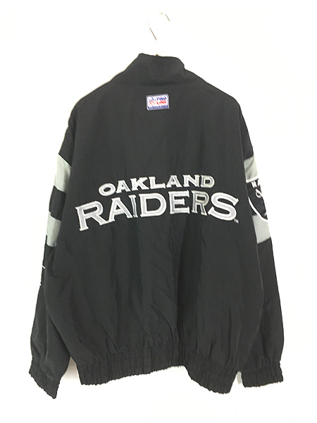 古着 90s NFL Oakland Raiders レイダース ナイロン ジャケット XL