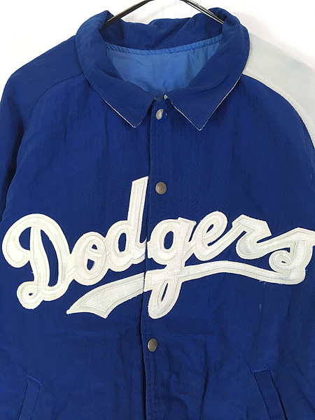 古着 80s USA製 STARTER MLB Los Angeles Dodgers ドジャース 襟付き