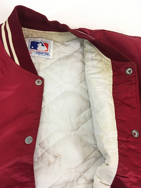 古着 80s USA製 STARTER MLB Philadelphia Phillies フィリーズ 光沢