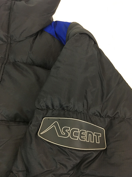 古着 90s Columbia 「ASCENT」 ラバーパッチ 2way ダウン ジャケット