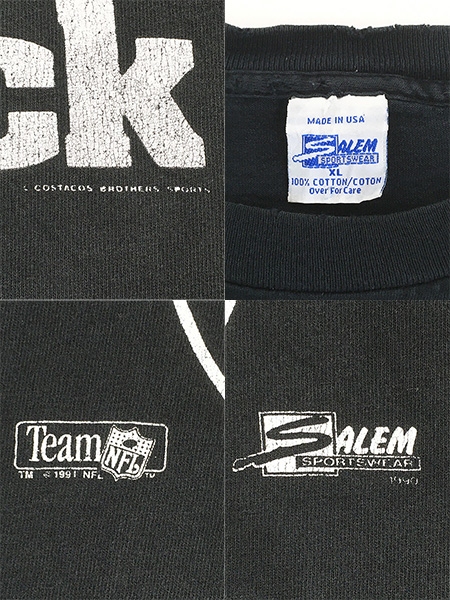 古着 90s USA製 Los Angeles Raiders レイダース Tシャツ XL 古着