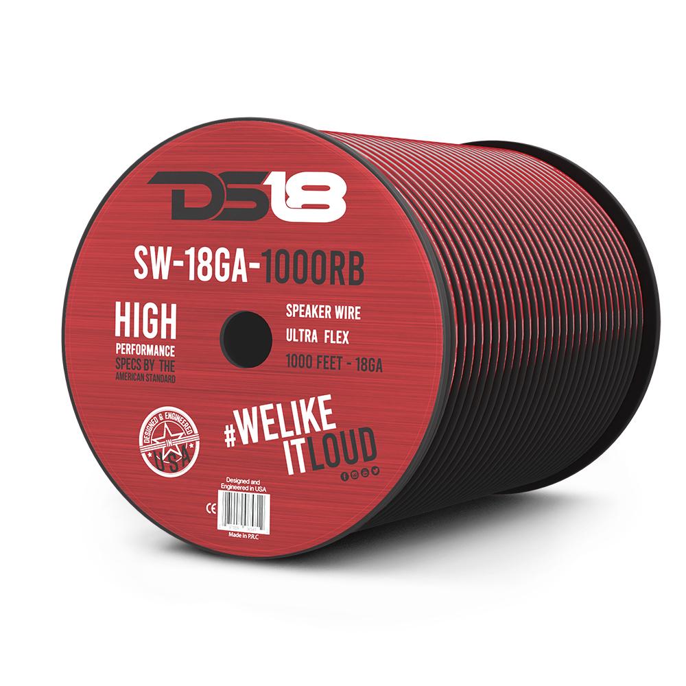 DS18 SW-12GA-100RB 12-GA Ultra Flex Speaker Wire 500 Feet