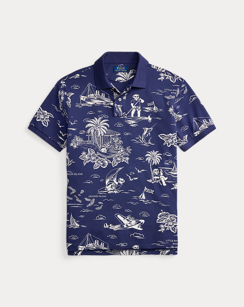 Classic Fit P-Wing Terry Polo Shirt