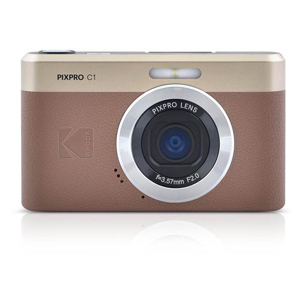 KODAK PIXPRO C1 Digital Camera in Brown | Park Cameras