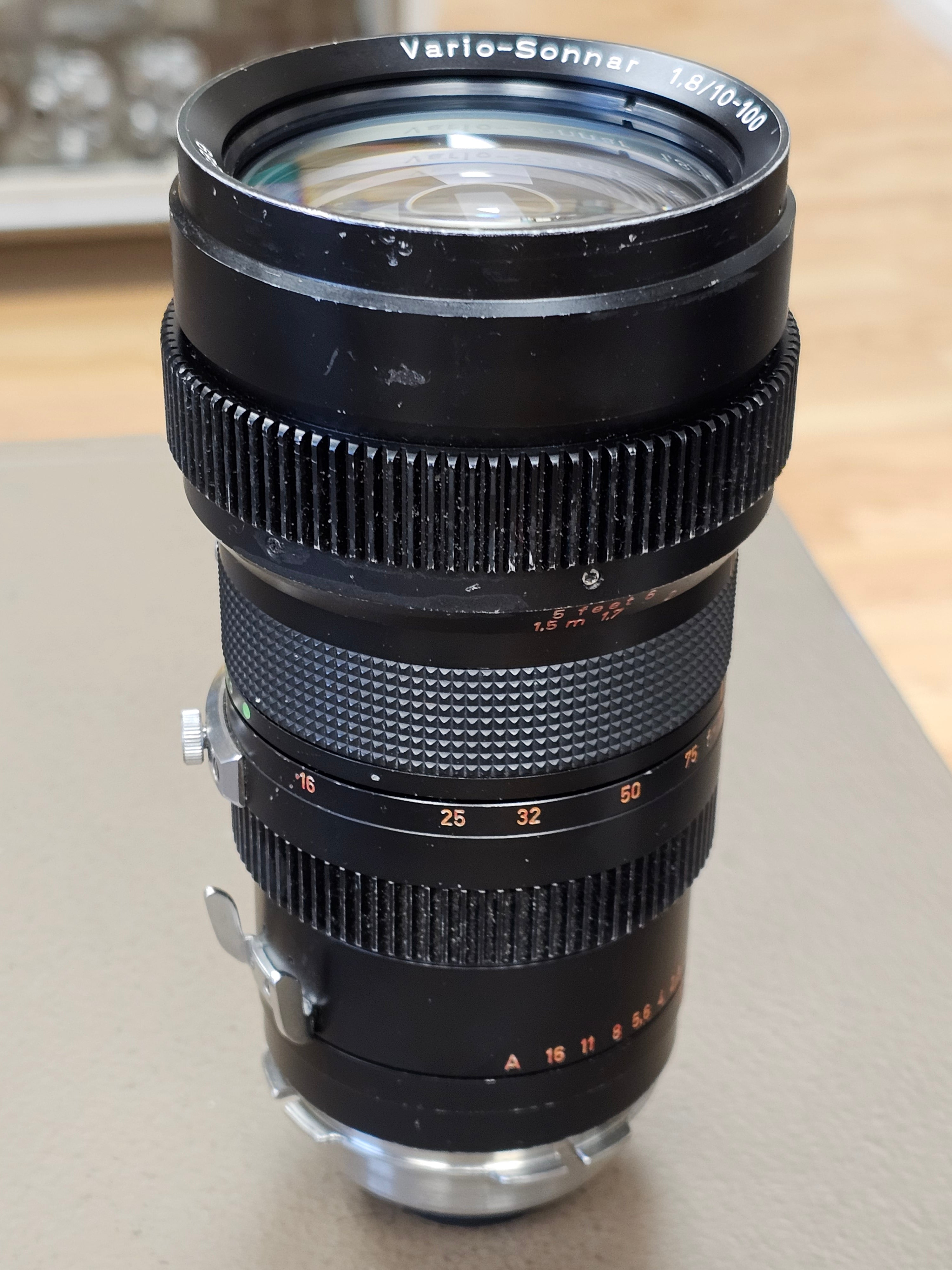 Zeiss Vario Sonnar 10-100mm T2 T* Type II Macro Zoom Lens PL Mount