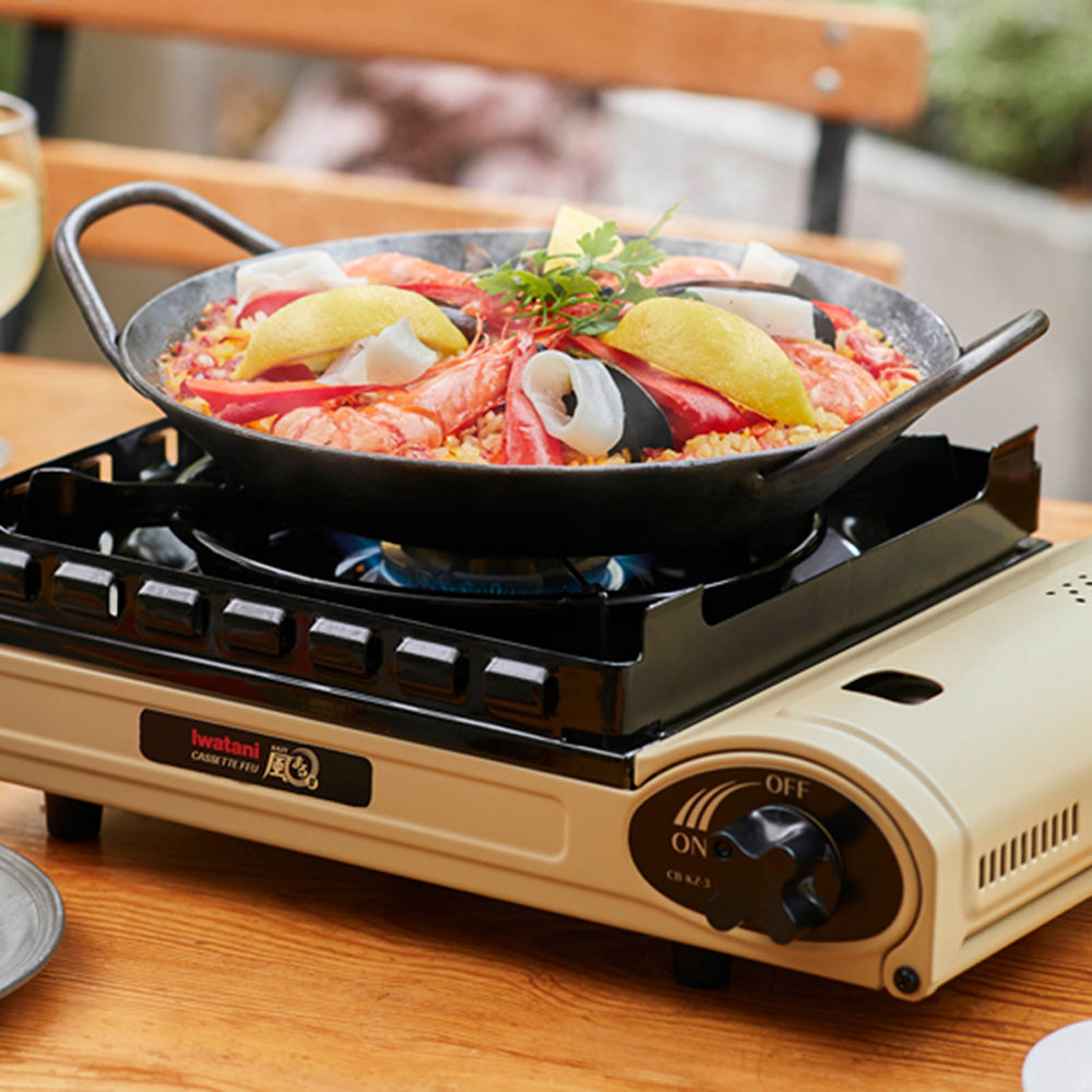 岩谷産業 イワタニ カセットフー 風まる3 サンドベージュ CB-KZ-3