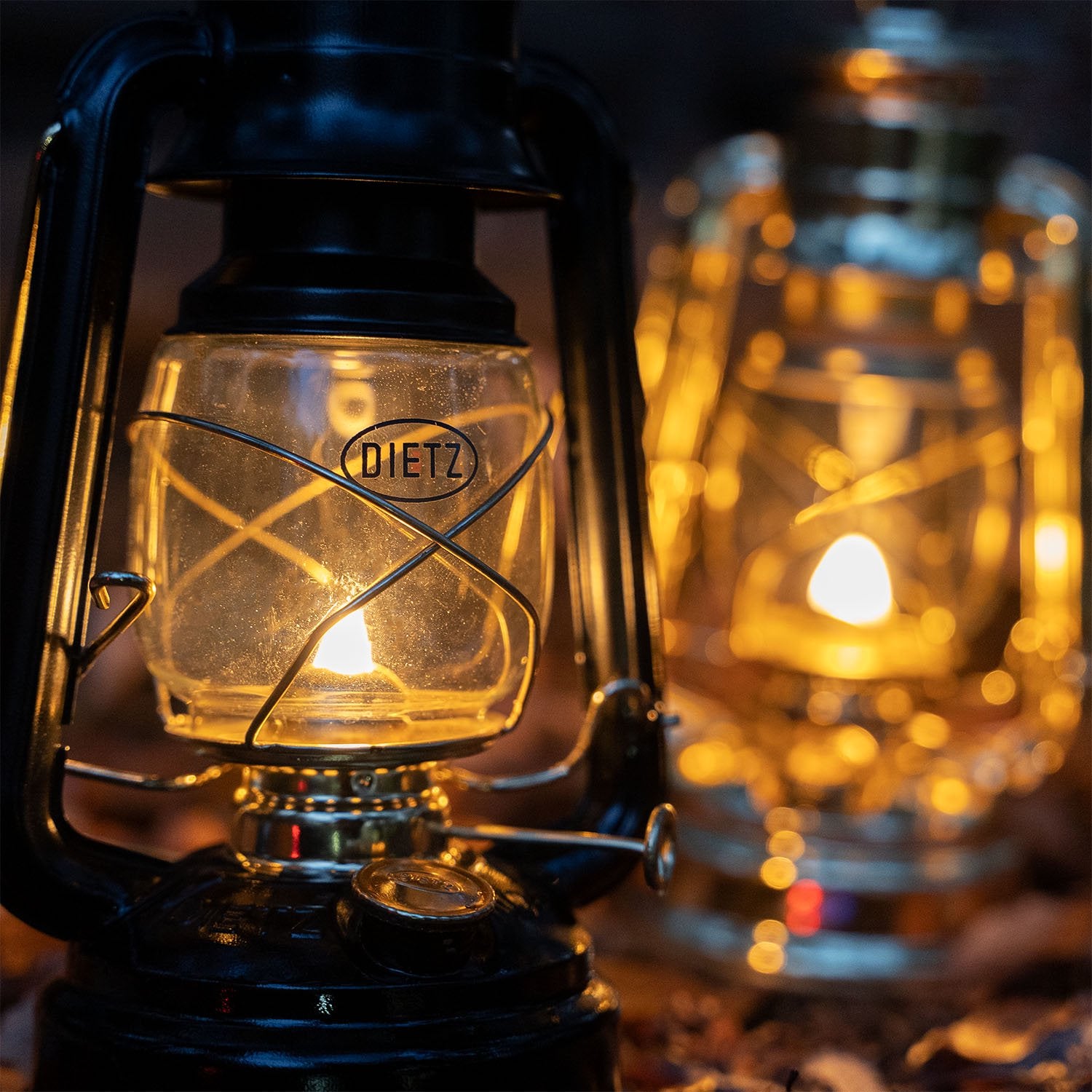 DIETZ Hurricane Lantern デイツ ハリケーンランタン D76黒金 オイル