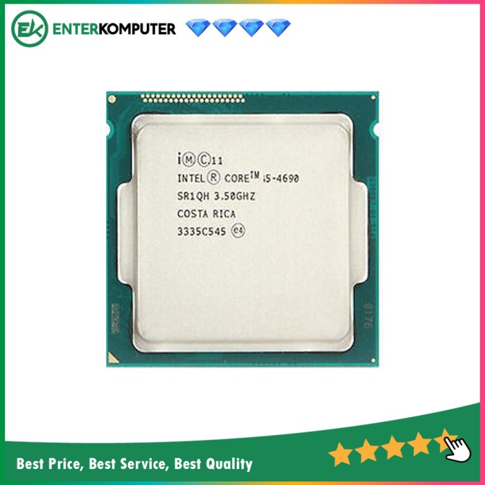 Intel Core i5-4690 3.5Ghz - Cache 6MB [Tray] Socket LGA 1150