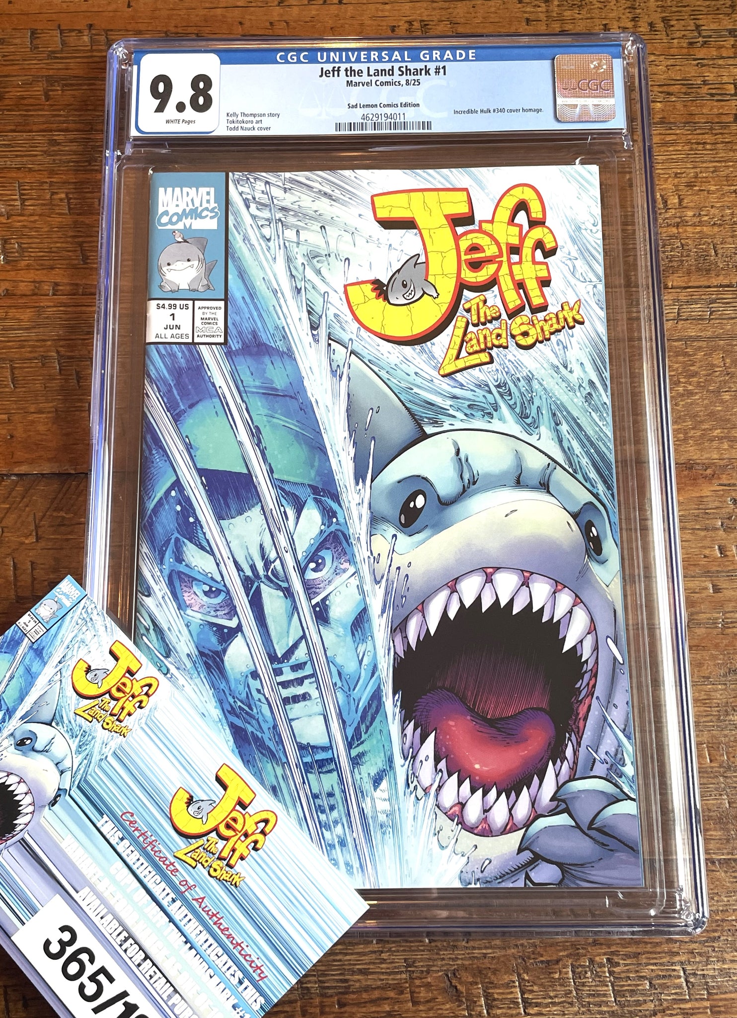 JEFF THE LAND SHARK #1 TODD NAUCK EXCL 