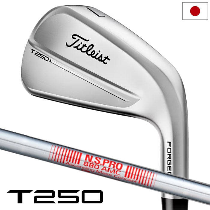 タイトリスト T250 アイアン 6本セット（#5-#9、P）メンズ 右用 N.S.