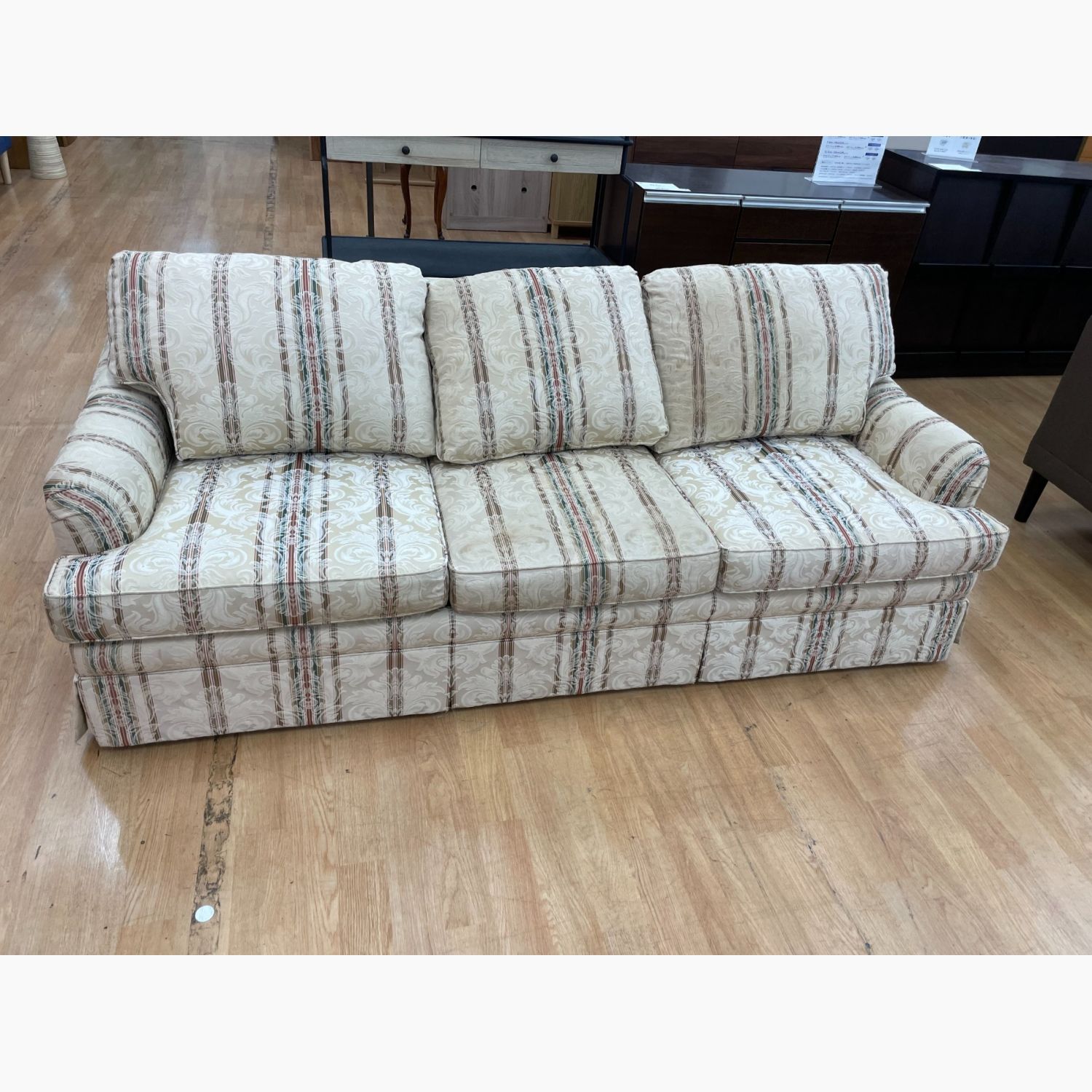 Thomasville (トーマスビル) 3人掛けソファー ホワイト 3人掛け