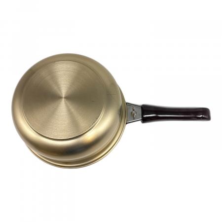 しばのキッチン (シバノキッチン) 片手鍋 ゴールド アルマイト製品 3P