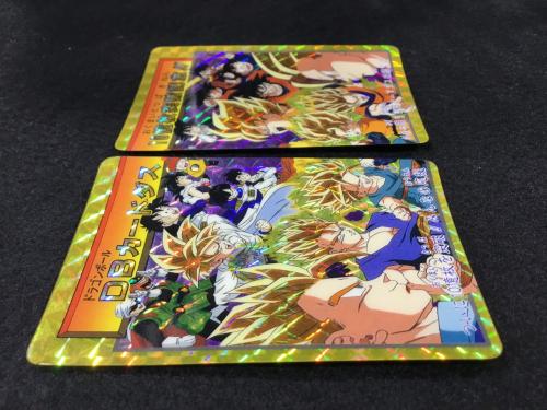10億枚突破記念品 絵合わせカード 2枚セット DRAGON BALL Z