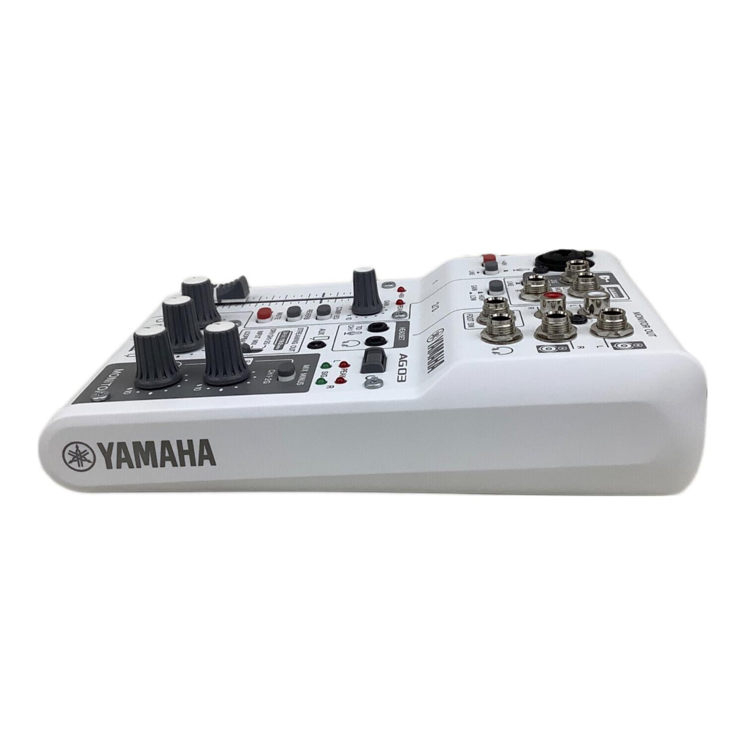YAMAHA (ヤマハ) ウェブキャスティングミキサー AG03 MK2｜トレファク