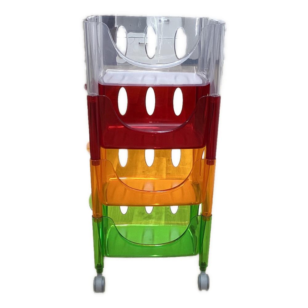 guzzini (グッチーニ) スタッキングバスケット マルチワゴン クリア