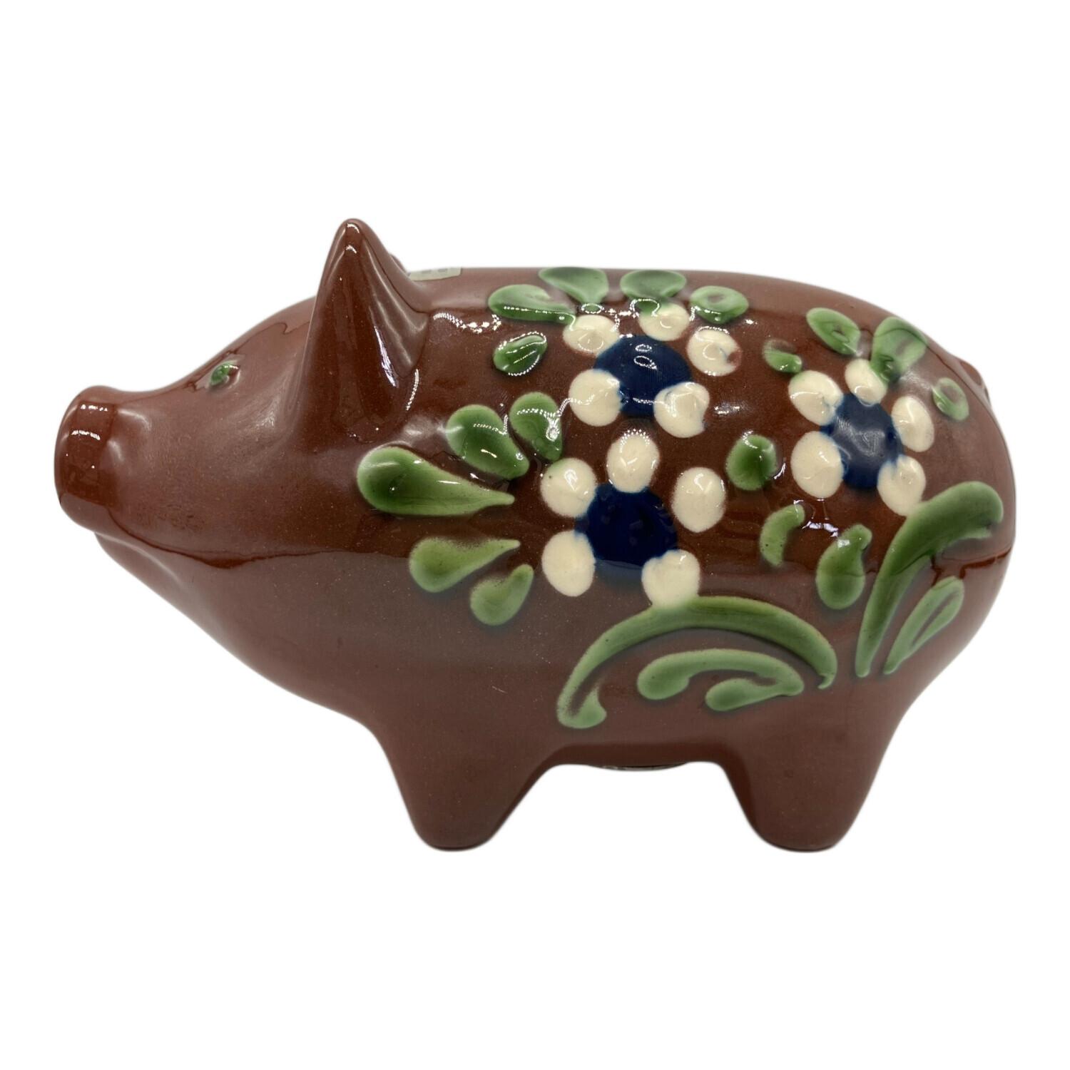 GULDKROKEN HJO SWEDEN 貯金箱 豚 ブラウン 北欧 スウェーデン