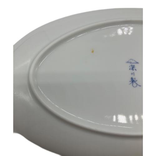深川製磁 (フカガワセイジ) 楕円多用皿 水引草｜トレファクONLINE