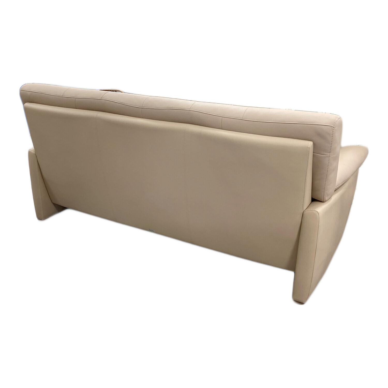 karimoku (カリモク) 3人掛けソファー ベージュ レザー Chitano Z181