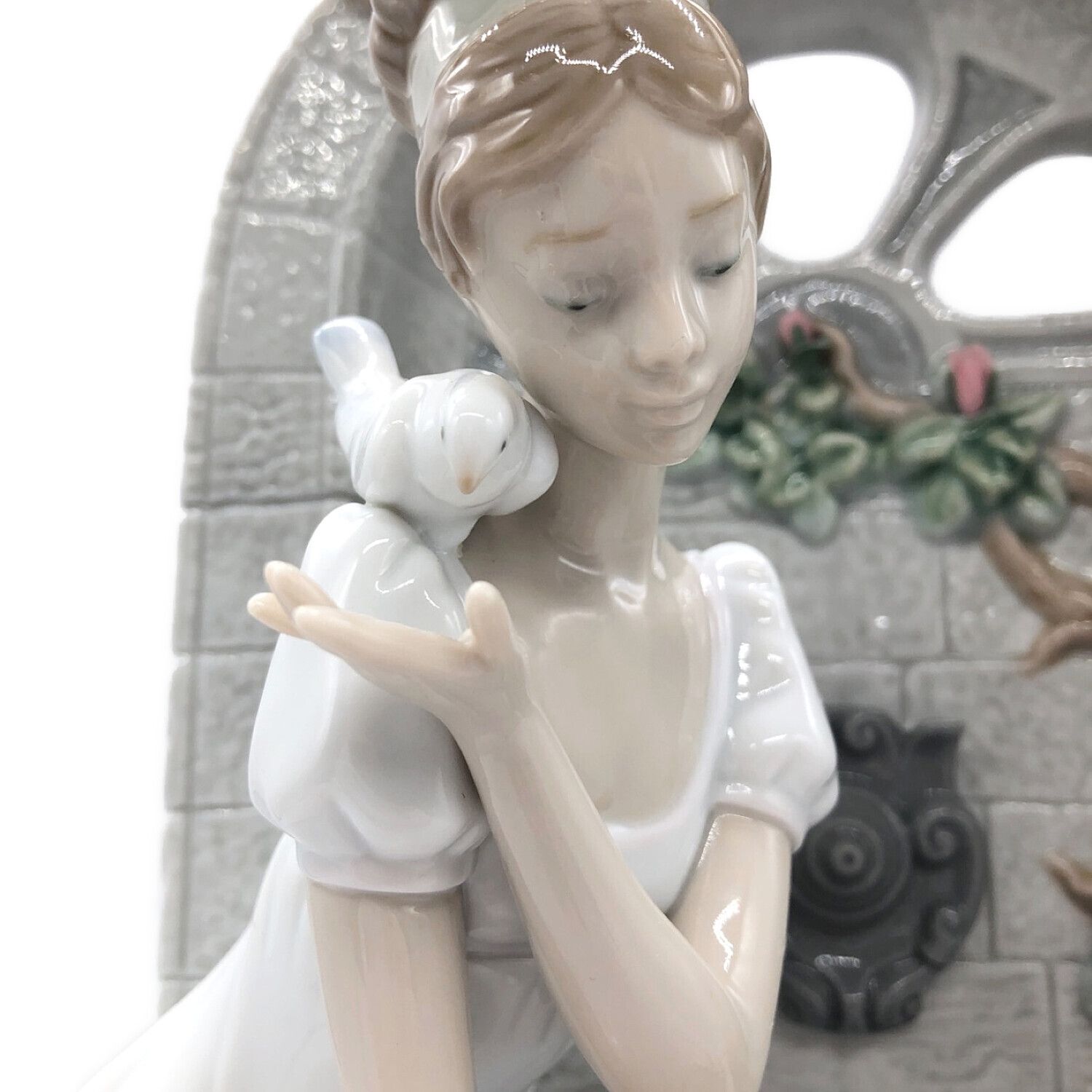 LLADRO (リヤドロ) フィギュリン 愛のさえずり※花びら一部カケ有