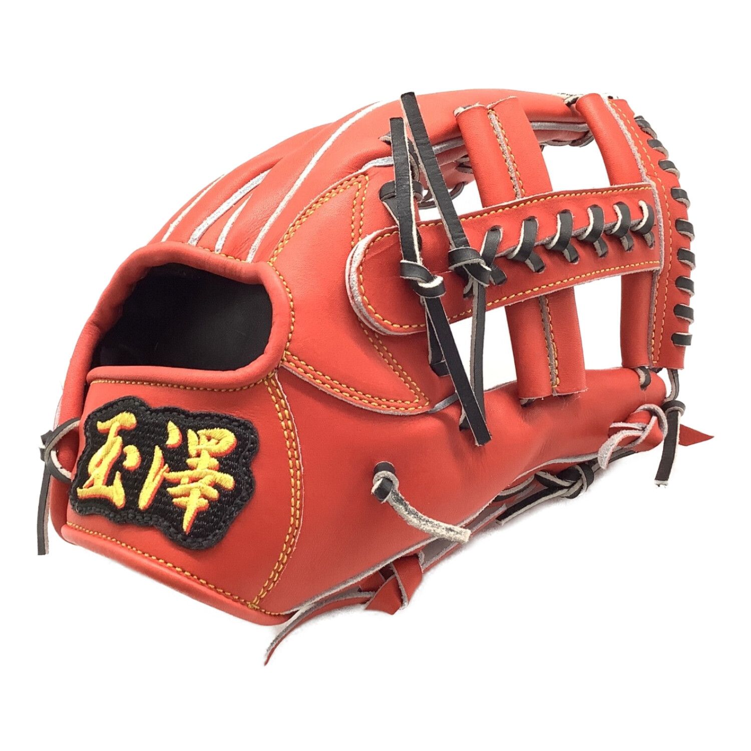 TAMAZAWA/玉澤 (タマザワ) 硬式グローブ Dオレンジ DELUXE FIELD 内野