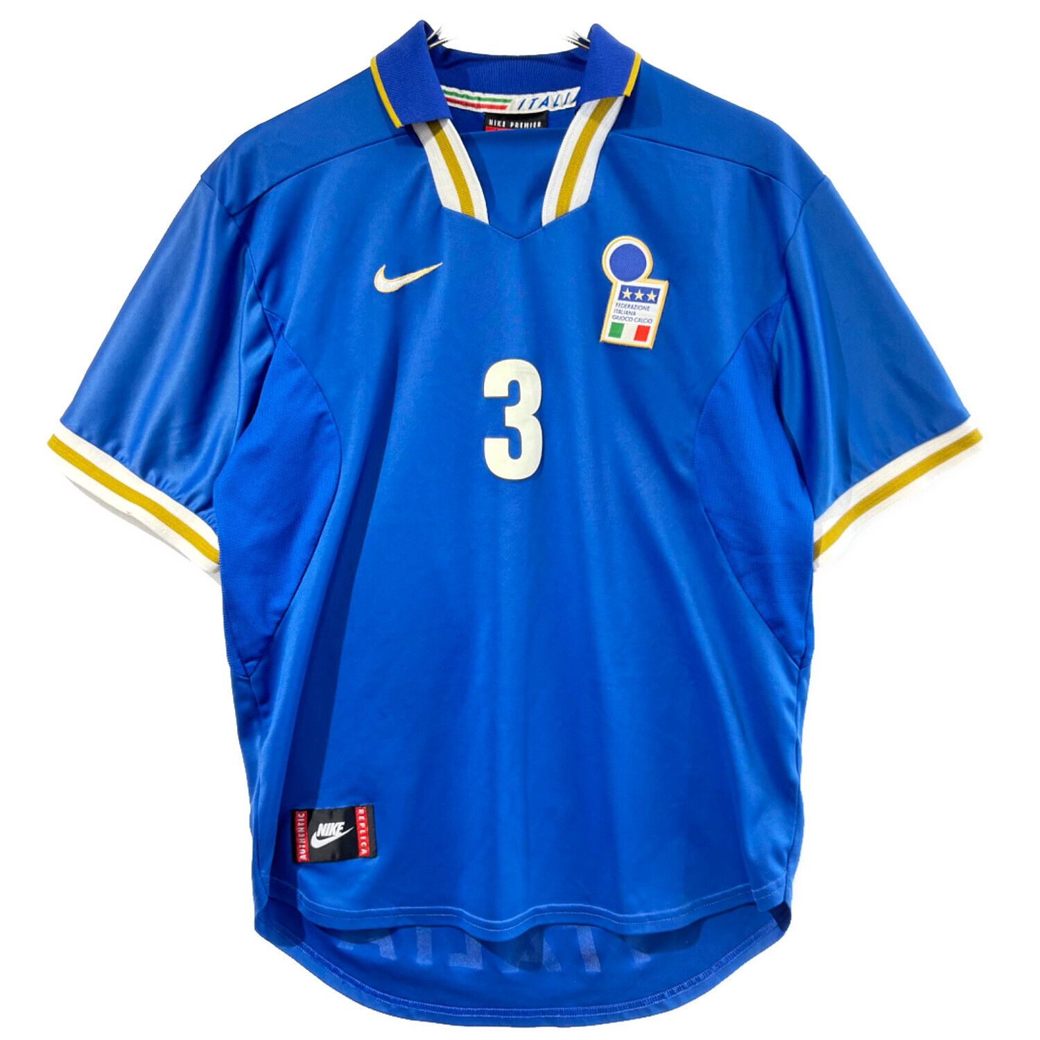 イタリア代表 (PUMA) サッカーユニフォーム メンズ SIZE L ブルー