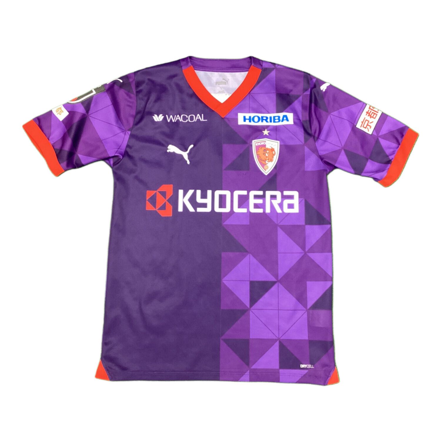 京都サンガF.C. サッカーユニフォーム SIZE M パープル 福田心之助【2