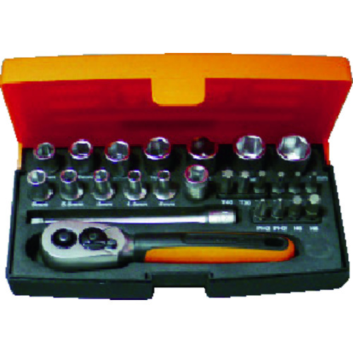 バーコ 1／4”ソケットレンチセット SL25 | ファクトリーギア - 公式