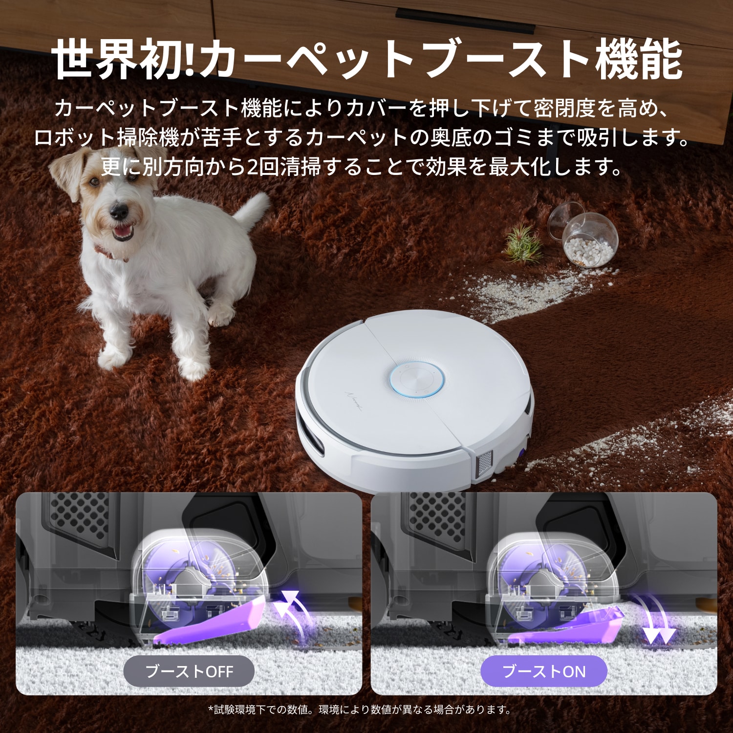 公式］Narwal (ナーワル) Flow Performance ロボット掃除機 水拭き