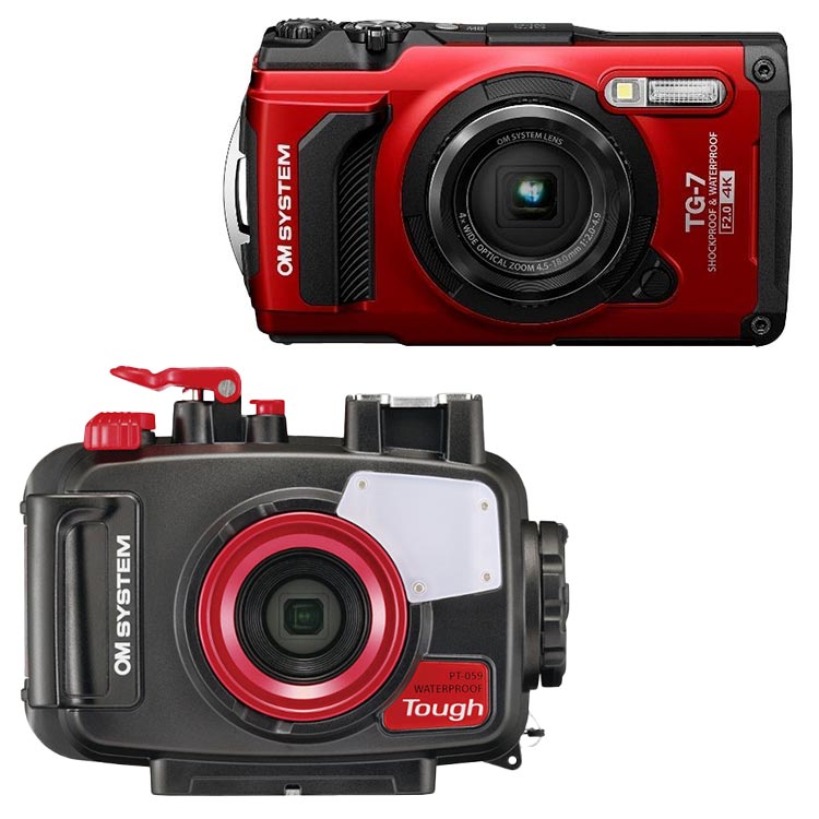 mic21ダイビングショップ[ OM SYSTEM ] Tough TG-7 + PT-059 水中