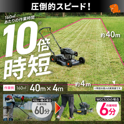 PLOW クサノザウルス 草刈り機 WGC530プラス HONDAエンジン搭載 — PLOW