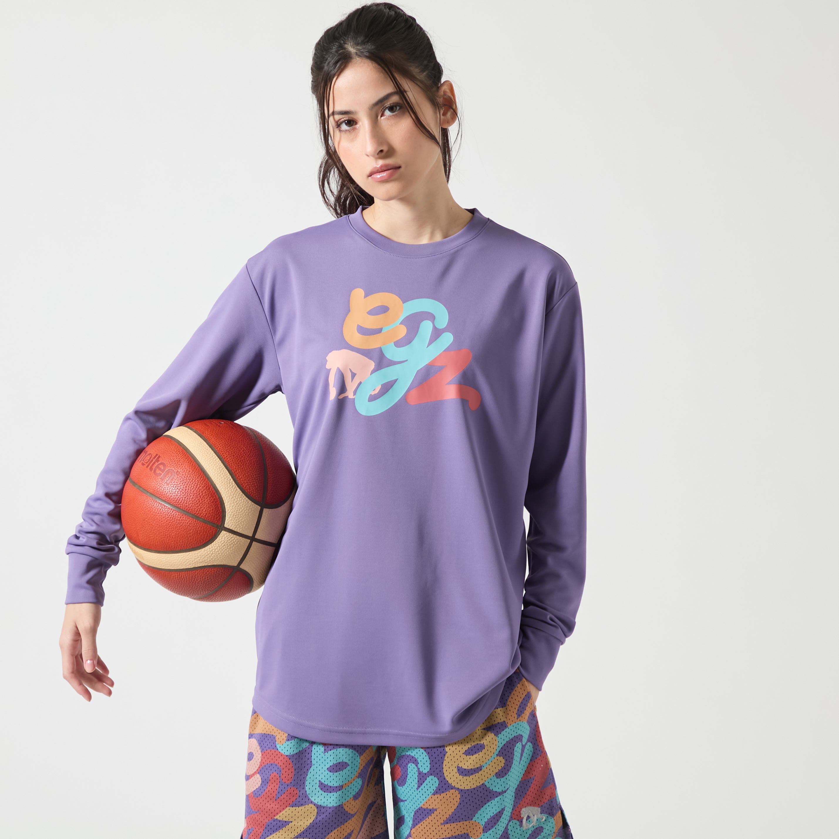 マルチスクリプト ロングスリーブTシャツ – EGOZARU ONLINE STORE