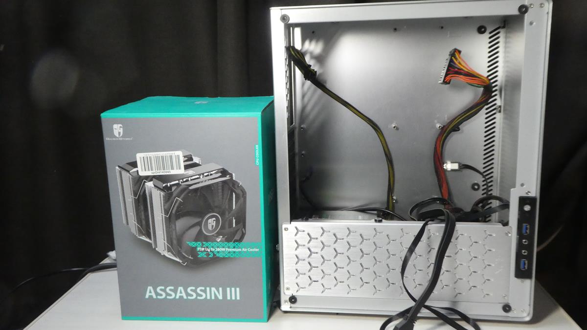 自作PC】Core i3-12100をアサシン3でファンレスで運用できるか検証